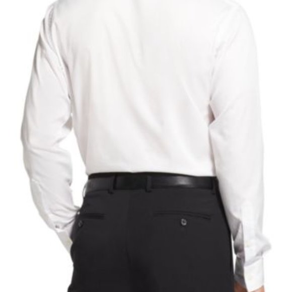 Van Heusen White Tall Fit Stretch Flex Collar - Picture 4 of 4